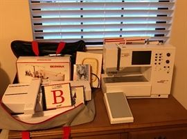 Bernia platinum edishion Artison 170 with embroidery module. Lots of extras. Never used. $900.
