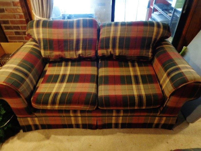 Love Seat with matching Sofa
