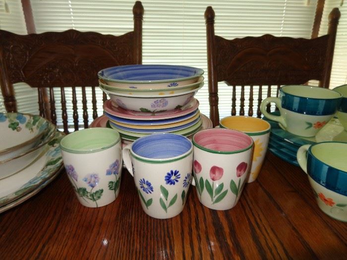 Colorful set of Dishes 