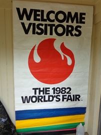 1982 Worlds Fair Banner