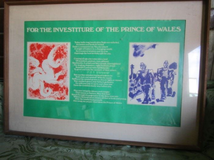 With original signatures, from the Royal Family