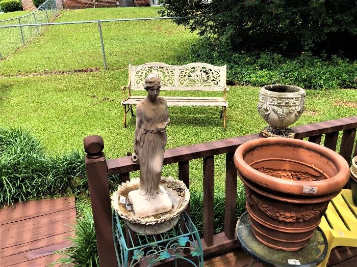 pots and statuary