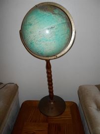 World Ocean Series globe on stand