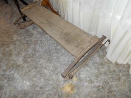 Antique wagon seat