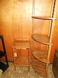 Corner shelf & side table