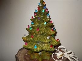 Vintage ceramic Christmas tree