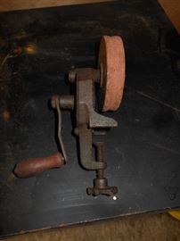 Antique hand grinder