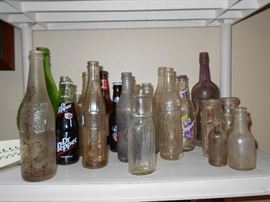 Old soda & other bottles