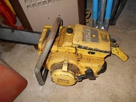 McCulloch heavy duty gas powered chain saw
