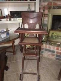 Heywood Brothers and Wakefield High Chair