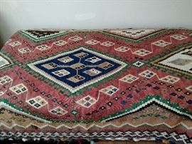Hand woven rug