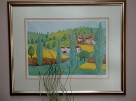 Signed and numbered lithograph