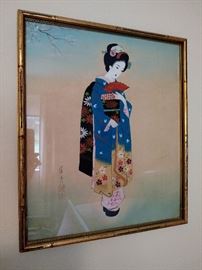 Chinese framed print