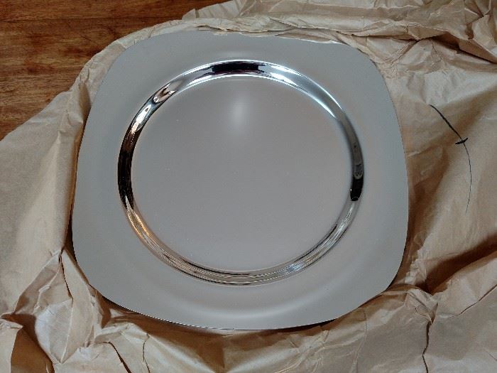 WMF German silverplate dinner plates
