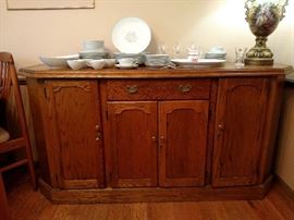Oak buffet