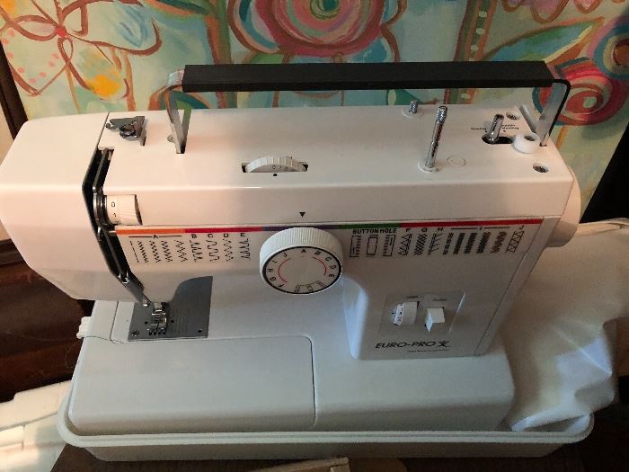 Euro pro sewing machine. New and ready for it’s first use!