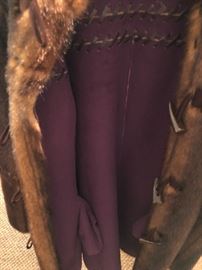 Vintage reversible fur coat