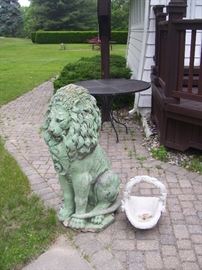 The lion would look stately at your house also.