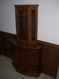 Cabinet  and display case.