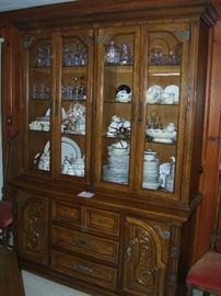 Available china cabinet.