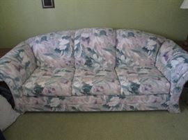 Peach and Blue Colors Sofa Bed