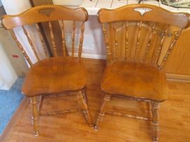 2-Side Chairs. They match the previous 4-Arm Chairs and can be purchased with them or sold separately