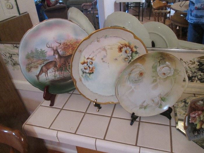 Painted Plates/Bowls plus other Collectible Plates