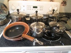 Pots, "Farberware" and Pans