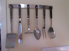 Kitchen Tool Set with Rack