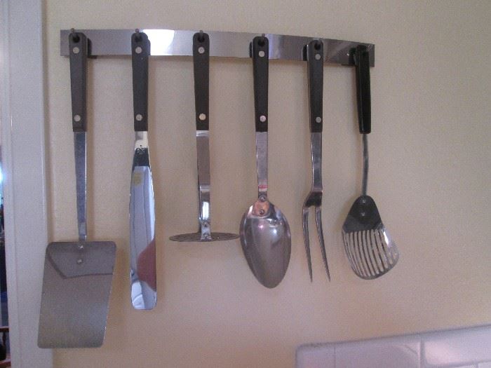 Kitchen Tool Set with Rack