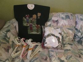 Shirts are partially decorated