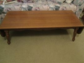 Drop-Leaf Coffee Table, Traditional Style