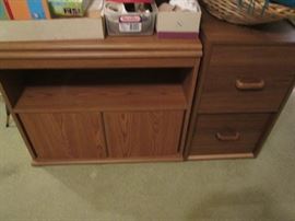 2-Drawer File Cabinet and Storage Unit