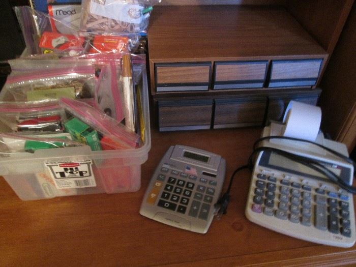 Miscellaneous Bagged Office Supplies and Equipment