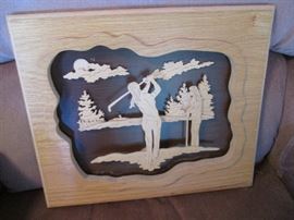 Golf-themed Plaques