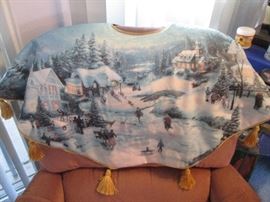 Kinkade Christmas Tree Skirt