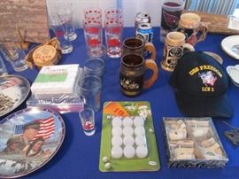 Steins, Military, Golf and Assorted Collectibles