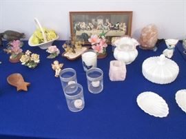 Milk Glass Serving Pieces and Small Treasures