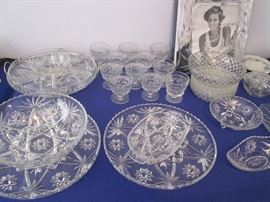 Variety of Pressed Glass
