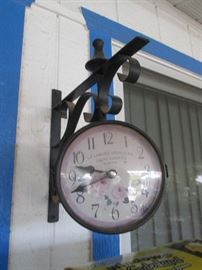 Clock on Bracket