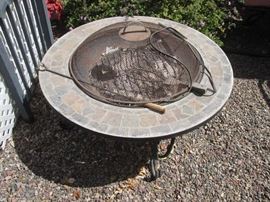Fire Pit with Screen