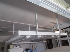 3-Garage Ceiling Storage Shelves: Sizes: 1-4' X 8' 2-4' X 4'