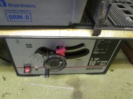 Ohio Forge Table Saw, 3 HP, 10" Blade