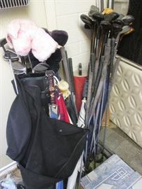 Variety of Golf Clubs