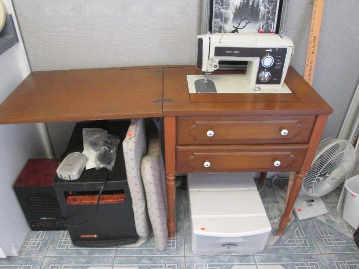 Vintage Sears Kenmore Sewing Machine with Cabinet, #158.17741