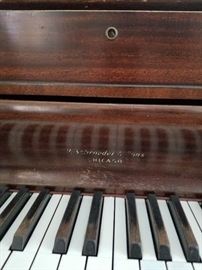 H. Schroeder  & Company baby grand piano.  Available for immediate sale!