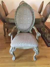 View of one of the chairs, note the fantastic condition