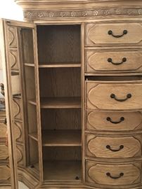 As you can see this armoire has plenty of storage