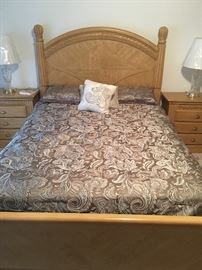 Entire Fairmont Designs blond bedroom set in brand new condition