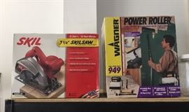 Skilsaw and Power roller